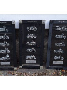 harley davidson shadow box dealership display edison Three 1990s-2008